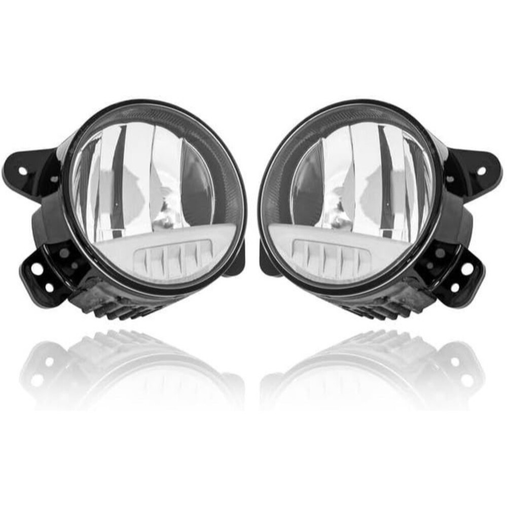 Fog Light Assembly LED Pair for 2007-2022 Jeep Wrangler & 2020-2022 Gladiator